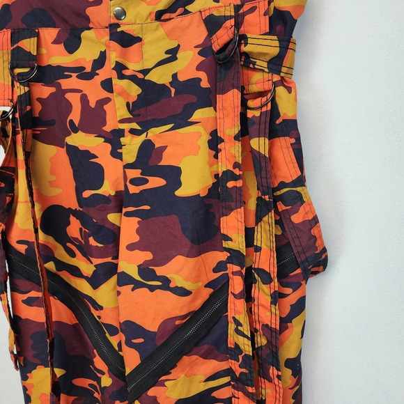 Balera Orange and Black Camouflage Pants - Picture 7 of 14